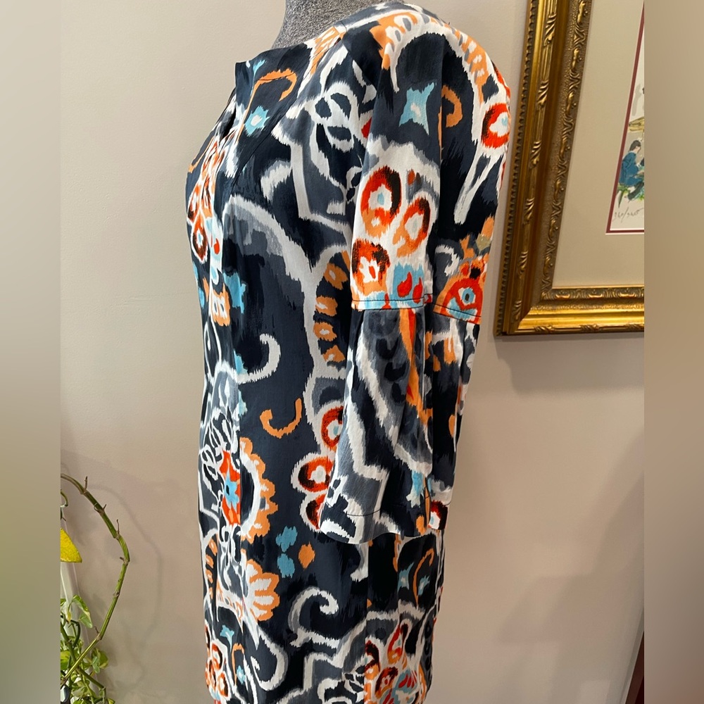 Uncle frank made in USA size small ladies Aztec print boho ruffle sleeve dress - Picture 2 of 14
